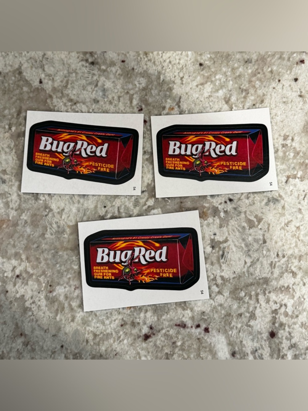 Topps Wacky Packages Bug Red Trading Card